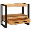 vidaXL Waschtischunterschrank Braun 71 x 33 x 58 cm Massivholz Mango