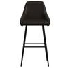 vidaXL Barhocker Grau Kunstleder