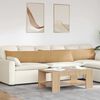 vidaXL Sofakissen 2 St&uuml;ck Braun 200 x 40 cm Cordstoff