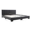 vidaXL Bettgestell ohne Matratze Schwarz Kunstleder 200x160 cm