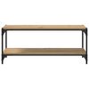 vidaXL TV-Schr&auml;nk Artisan-Eiche 100x33x41cm Verbundholz und Eisen