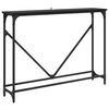 vidaXL Konsolentisch Schwarz Eichen-Optik 102 x 23 x 75 cm