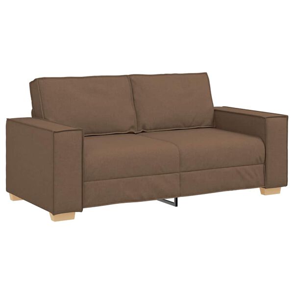 vidaXL 2-Sitzer Sofa Braun 180x78x84 cm Stoff