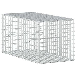 vidaXL Gabione mit 3,5 mm Draht und 5x5 cm Maschen 50x100x50 cm