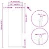 vidaXL Verdunkelungsrollo Grau 60x130 cm Stoffbreite 55,7 cm Polyester