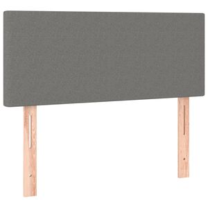 vidaXL Kopfteil Dunkelgrau 80x5x78/88 cm Stoff