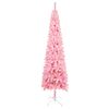 vidaXL Schlanker Weihnachtsbaum Rosa 120 cm