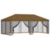 vidaXL 6 x 3 m Taupe Polyester und Stahl 190