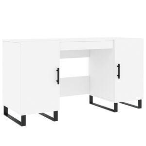 vidaXL Schreibtisch Wei&szlig; 140x50x75 cm Holzwerkstoff
