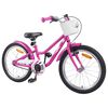 vidaXL Kinderfahrrad 20 Zoll f&uuml;r 6-11 Jahre alt Dunkelrosa