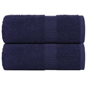vidaXL Wascht&uuml;cher FROGN 2 Stk. Marineblau 30x30 cm 360 g/m&sup2;