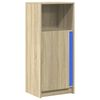 vidaXL LED-Sideboard Sonoma-Eiche 42,5x34x100 cm Holzwerkstoff