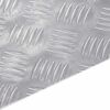 vidaXL Treppe Tritt Rechtwinklig 4 pcs Silber 60 x 50 cm Aluminium