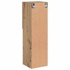 vidaXL TV-Schrank mit LED-Leuchten Artisan-Eiche 30,5x30x102 cm