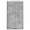 vidaXL Badezimmerschrank Wandmontiert Beton Grau 39 x 23,5 x 65 cm