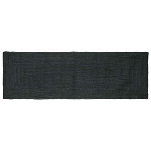 vidaXL Bereichsteppiche Rechtwinklig Dunkelgrau 80 x 200 cm Jute
