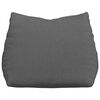 vidaXL R&uuml;ckenkissen Dunkelgrau 45 x 20 x 35 cm Stoff