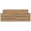 vidaXL Bettgestell ohne Matratze Artisan-Eiche 140x200cm Holzwerkstoff