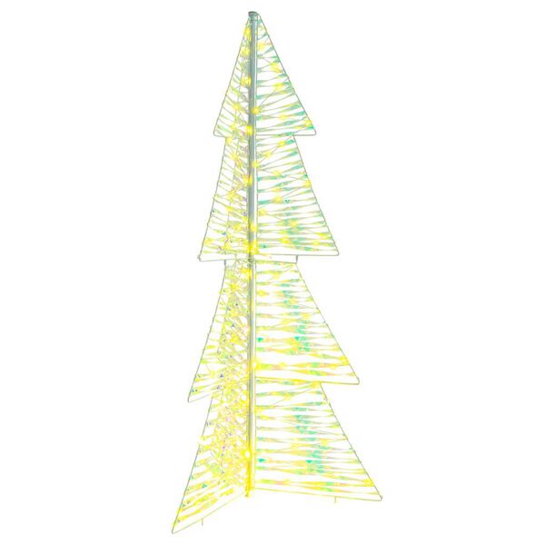 vidaXL Weihnachtsbaum mit 160 LEDs Warmes Weiß 150 cm Haustier