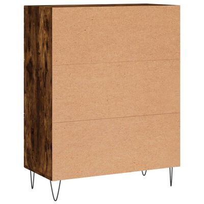 vidaXL Sideboard Räuchereiche 69,5x34x90 cm Holzwerkstoff