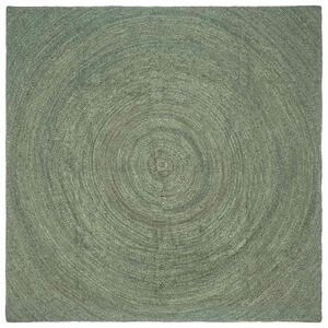 vidaXL Bereichsteppiche Olive Gr&uuml;n 200 x 200 cm Jute