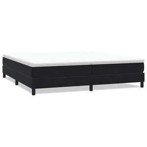 vidaXL Boxspringbett ohne Matratze Schwarz 200x210 cm Samt