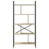 vidaXL B&uuml;cherregal Sonoma-Eiche 75 x 30 x 156 cm Holzwerkstoff
