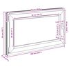 vidaXL Kellerfenster "RISOR" 100x50 cm Drehkipp DIN Links Wei&szlig;