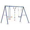 vidaXL Outdoor Schaukelset Mehrfarbig Stahl und PE