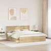 vidaXL Bettrahmen Sonoma 180 x 200 cm Massives Kiefernholz