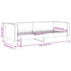 vidaXL Tagesbett Taupe 80x200 cm Stoff