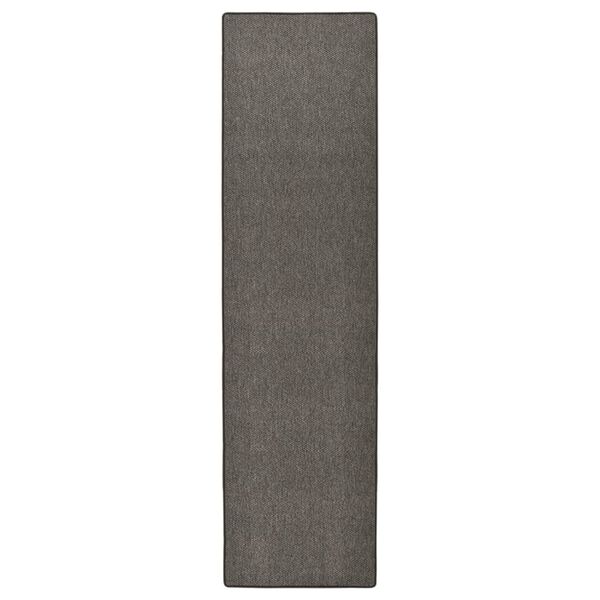 vidaXL Teppichl&auml;ufer Sisal-Optik Anthrazit 80x300 cm