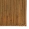 vidaXL Teppich Rechteckig Braun 80x100 cm Bambus