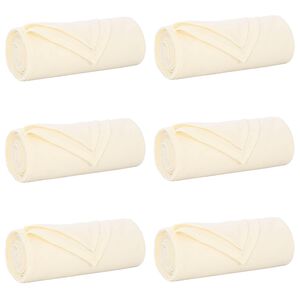 vidaXL Wohndecken 6 stk. Creme 200 x 150 cm 2.61 kg Fleece
