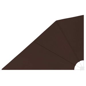 vidaXL Balkon Sichtschutz 160 x 240 cm Polyester Unregelm&auml;&szlig;ig Braun