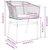 vidaXL Garten Essgruppe 5 pcs Braun Poly-Rattan