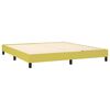 vidaXL Boxspringbett mit Matratze & LED Gr&uuml;n 180x200 cm Stoff