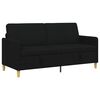 vidaXL Sofa mit Stauraum Schwarz 172 x 78 x 87 cm Polyester