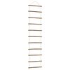 vidaXL Wanddekoration in Leiterform 50x200 cm Nat&uuml;rlicher Zweig