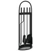 vidaXL 5-teiliges Kaminbesteck-Set 23 x 15 x 66 cm Stahl