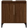 vidaXL Waschbeckenunterschrank Braun Eichen-Optik 58x33x60 cm