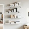 vidaXL B&uuml;cherregal-Bretter 4 Stk. Wei&szlig; 80x30x1,5 cm Holzwerkstoff