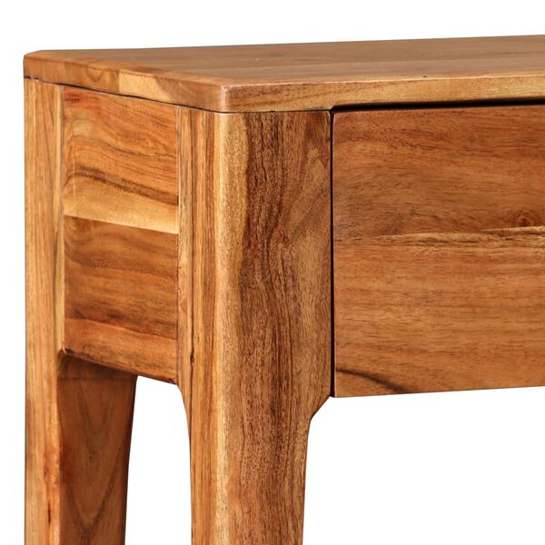 vidaXL Konsolentisch Massivholz 118 x 30 x 80 cm