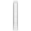 vidaXL Gabionen mit Hochbogen 12Stk. 200x30x180/200cm Verzinktes Eisen