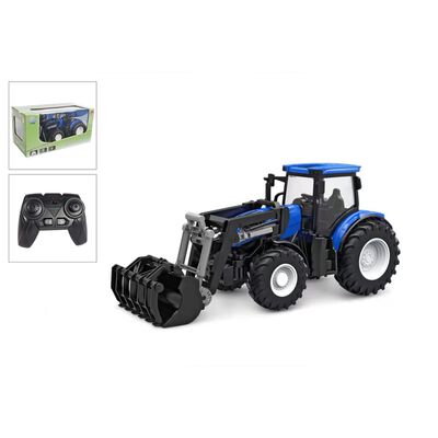 Kids Globe Ferngesteuerter Traktor 2,4 GHz 27 cm Blau und Schwarz