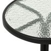 vidaXL 3-tlg. Bistro-Set Stahl Schwarz