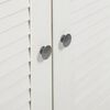 vidaXL Badezimmerschrank VIGO Wei&szlig; und Antikwei&szlig; 68 x 34 x 80 cm