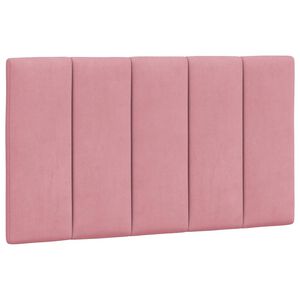 vidaXL Kopfteil-Kissen "Hanko" Rosa 80 cm Samt