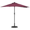 vidaXL Garten-Sonnenschirm Bordeauxrot 294 x 150 x 223 cm