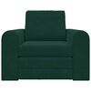 vidaXL Schlafsofa Dunkelgr&uuml;n 98 x 71 x 83 cm Samt